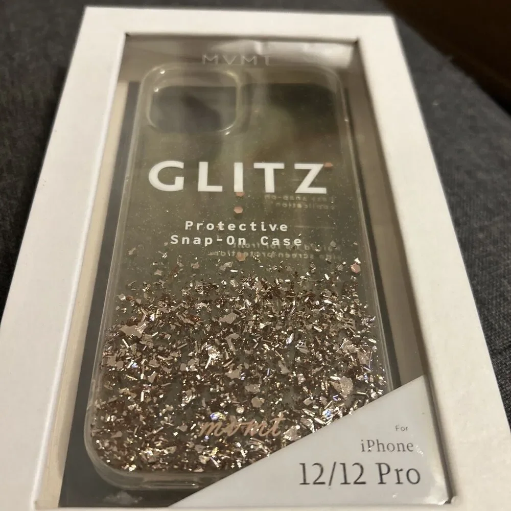 MVMT GLITZ Case iPhone‎ 12 Pro Protective Snap On 6.1